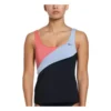Women's Nike Colorblock Scoop Neck Tankini Swimsuit -Clothing Discounts Shop 09990918647