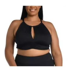 Women's La Blanca Island Goddess High Neck Bikini Top Swimsuit