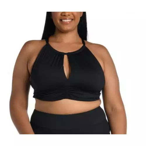 Women's La Blanca Island Goddess High Neck Bikini Top Swimsuit 3 Women's La Blanca Island Goddess High Neck Bikini Top Swimsuit