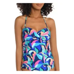 Women's La Blanca Bandeau Twist Tankini Swimsuit
