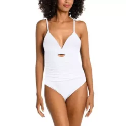 Women's La Blanca Twist Keyhole One-Piece Swimsuit