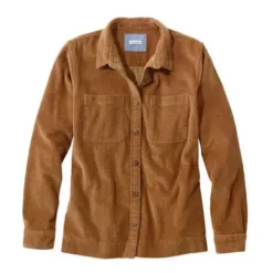 L.L.Bean Women's L.L. Bean Plus Comfort Corduroy Relaxed Shirt