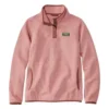 Women's L.L.Bean Airlight Knit 1/4 Snap Pullover -Clothing Discounts Shop 19522756476