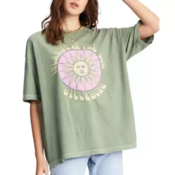 Women's Billabong Islands In The Sun Oversized Graphic Boyfriend T-Shirt
