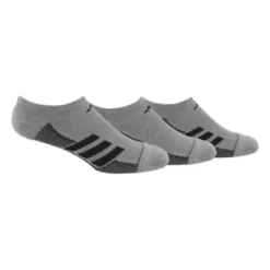 Adult Adidas Superlite Stripe II 3 Pack No Show Socks