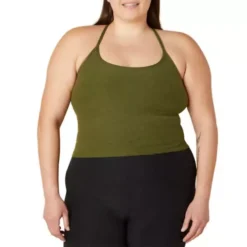 Women's Beyond Yoga Plus Size Spacedye Cropped Racerback Tank Top