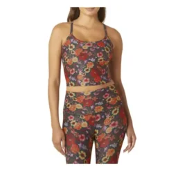 Women's Beyond Yoga Printed Spacedye Slim Racerback Cropped Tank Top